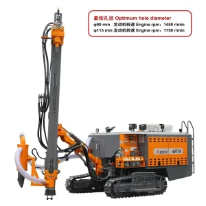 Diesel ZGYX421 Mine Drilling Rig 21m Borehole Drilling Rig Machine Blasting Drilling Machine