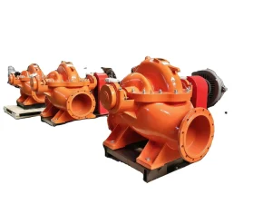 Diesel and Electric Motor Powered QS Horizontal Pump with Double Suction for Water Treatment