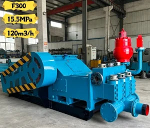 Direct Factory 220KW High Pressure 15.5Mpa F300 Triplex Mud Pump for Water Well Drilling and Agricultural Irrigation