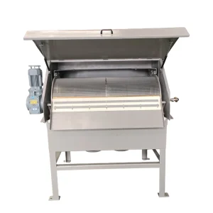 Disc Filter Sewage Screening Equipment for Fish Farming SS304 Material PLC Controlled 1 Year Warranty