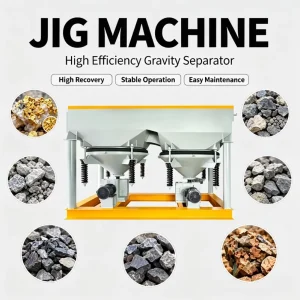 Double Chamber Jigging Machine Mining Gravity Separation Equipment for Mineral Ore Slag Separation