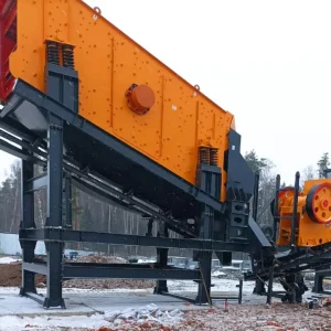 Double Deck Layer Circular Industrial Inclined Vibrating Screen with Bearing and Motor Aggregate Screening Equipment