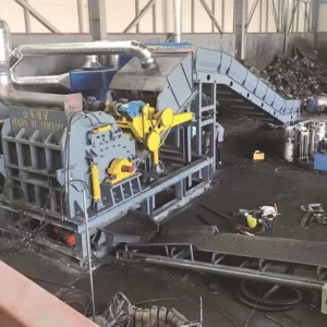 Double Shaft Steel Scrap Metal Shredder for Aluminum Alloy Copper Wire Cars Automatic Motor Engine Gear