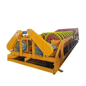 Double Spiral Sand Washing Machine Motor 130-160tph Capacity for Concrete Mortar Quartz Washing Desliming Sand Gravel