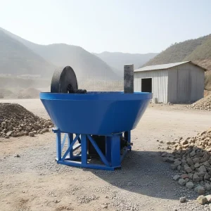 Double Wheel Wet Grinder Gold Ore Grinder Gold Mining Rock Crusher Stone Crushing Machine Gold Mining Machinery Equipment
