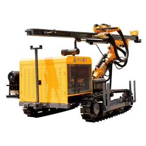 Drilling 20-25m Depth Diesel Engine Portable Crawler DTH Mine Blasting Hole Drilling Rig Machine for Mining