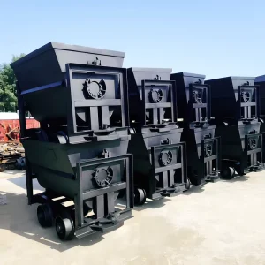 Drop Side 2.7t Mining Granby Car Coal Metal Ore Rail Wagon Side Dump Underground Mine Truck 600mm Gauge