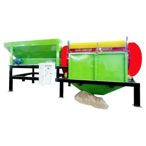 Drum Screen Sieve for Compost Screening Plant Rotary Soil Screener Vibrating Screen