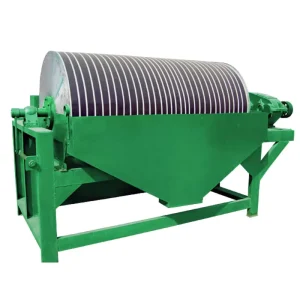 Dry High Intensity Magnetic Separator PLC Controlled Motor Pump CE Certified for Mining Construction