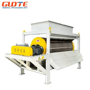 Dry Permanent Magnet Rotary Magnetic Drum Separator Mineral Processing Sorting Machine Magnetic Mineral Separator Iron Separator