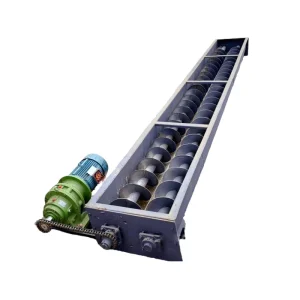 Dual Shaft Screw Conveyor Large Processing Capacity Wear Resistant Blade for Cement Fly Ash Industrial Mixing ConveyingEquipment