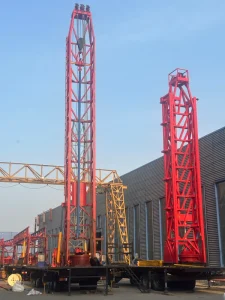 Durable 1000m Trailer Type Drill Rig Suitable for 600m & 800m Water Well and Uranium Mine Drilling