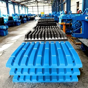 Durable High Manganese Steel Casting Jaw Crusher Plate Used for Rock Ore Mining and Construction Chromium Mining Machine Parts