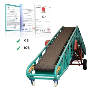 Durable Industrial Mining Belt Conveyor Transporting Gold Ore Silver Ore Quartz Crushed Stone ISO 9001 Certified 100-2000