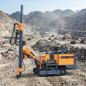 Durable KT5 Integrated DTH Mining Drilling Rig Blast Hole Drill Machine for Open Pit Quarry Rock Blasting Works