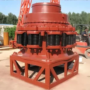 Durable Ore Hard Rock Granite Basalt Stone Spring Hydraulic Cone Crusher Machine Max.350t/h Capacity AC Motor for Mining