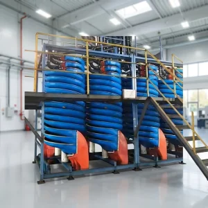 Durable PE FRP ABS Mining Spiral Separator Gravity Concentrator for Ore Beneficiation and Mineral Processing