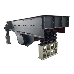 Durable Quarry Gravel Marble Mining Stone Vibrating Feeder with 11kw Motor High Efficiency 120-210t/h Capacity