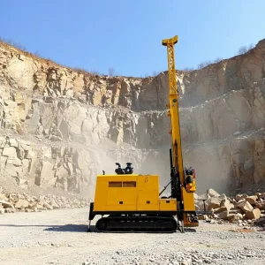 Durable Remote Controlled Diesel Core Drilling Rig with Crawler Walking Full Hydraulic System for 3000m Mine Exploration