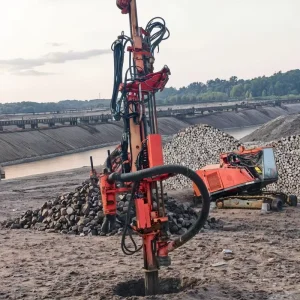 Durable Second Hand Electric Diesel Open Pit Blasting Down the Hole Drilling Rig Core Mining Components with Motor
