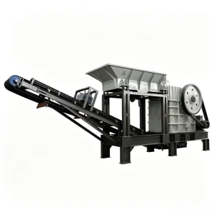 Durable Welded Steel Frame Tire Type Mobile Jaw Crusher Engine High Productivity Long Service Life for Continuous 24-Hour Harsh