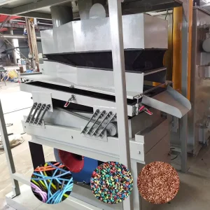 E-waste Computer Non-metal and Scrap Metal Air Flow Separator Table Specific Gravity Density Classifier