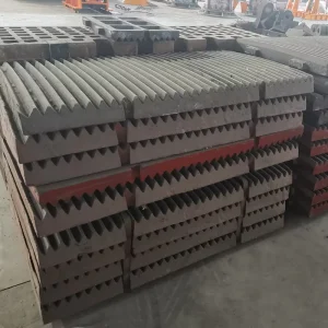 EB EB15077 Jaw Liner Plate for Jaw Crushers Mn13Cr2 Mn18Cr2Mo Material ISO9001 Certified Mining Consumable Parts