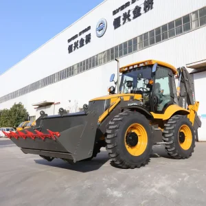 EPA Eur5 Standard 4×4 Backhoe Loader Excavator