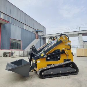 EURO 5 EPA Mini Skid Steer Loader Compact Track Loader Hydraulic Bucket Auxiliary Hydraulic for Farm Construction