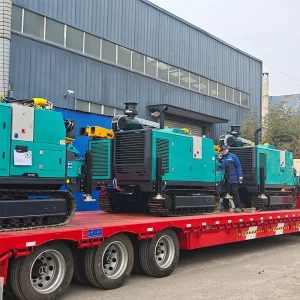 EX600 Full Hydraulic Tracked Wireline Core Drilling Rig with Gearbox Pump and Motor 800m Depth Capacity B15 Christensen Power Head