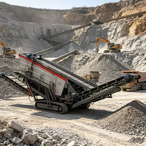 Eco Friendly Mobile Crushing Equipment Aggregate Production with No Transportation Required High Efficiency