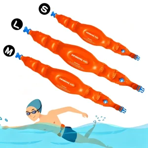 Eco friendly PVC Inflatable Swimming Ring Life Buoy for Children Adults Pool Float Water Rescue Equipment with Belt
