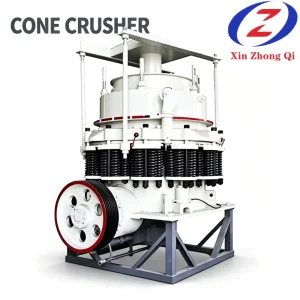 Economical Spring Cone Crusher Max.100t/h Capacity Gear Multiple Crushing Cavities Manual Discharge Adjust River Pebble