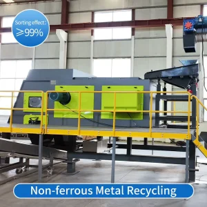 Eddy Current Separator for E Waste Recycling Line Non Ferrous Metal Separation Equipment