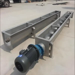 Efficient Coal Transport Mining Scraper Screw Conveyor Chain Industrial Conveyor Industrial U Shaped Shaftless Screw Conveyor