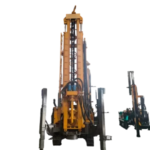 Efficient Diesel Powered Water Well Drilling & Mining Rig with Pump Engine & Motor Max 400m Depth