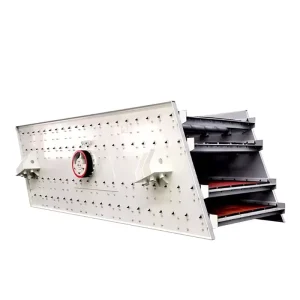 Efficient Durable High Power Linear Double deck Vibrating Screen with Gear Core Components Stone Grading Sieving Equipment
