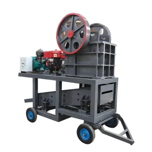 Efficient Easy to Operate Limestone Granite Mountain Gravel Production Line Mobile Jaw Crusher Screen AC Motor High Productivity