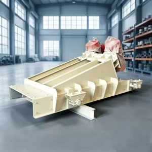Efficient Mining Mineral Vibrating Feeder with Motor Bearing Uniform Feeding Customizable Dimensions Made in China