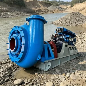 Electric 10 Inch Wear Resistant Gravel Pump for Lake and River Dredging in Indonesia