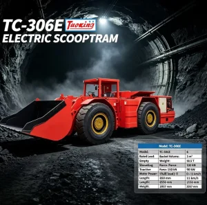 Electric 6Ton 3cbm LHD Scraper Loader Underground Mining Energy & Mineral Equipments with Core Pump & Engine