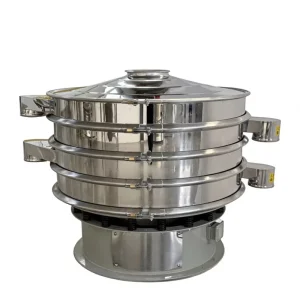 Electric Automatic Vibrating Screening Sifter Durable Mesh Motor Precise Powder Granule Grading Equipment for Food
