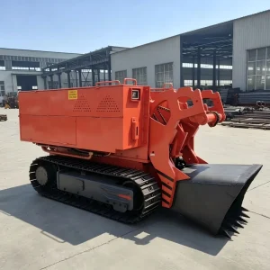 Electric Crawler Type Underground Mucking Rock Loader Mini Tunnel Rock Loading Machinery Underground Mining Equipment Narrow