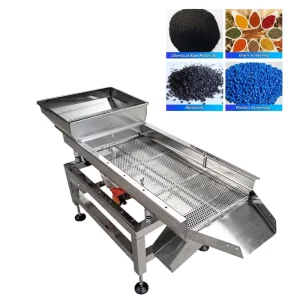 Electric Grain Screening Machine Motor Driven Grain Cleaner for Paddy Seed Corn Wheat Vibrating Screen