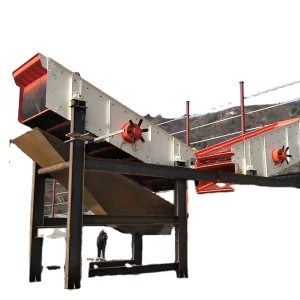 Electric Motor Vibrating Feeder with 100-160t/h Capacity for Mining Ore Construction Applications