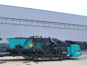 Electric SP2065SE Crawler Screening Plant 150mm Max Feeding Size 3m3 Hopper 180 450t h Tracked Vibrating Screen Machine