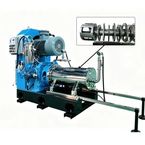 Electric Stainless Steel Horizontal Disc Sand Mill Continuous Wet Grinding Equipment Explosion-proof Motor for Factory