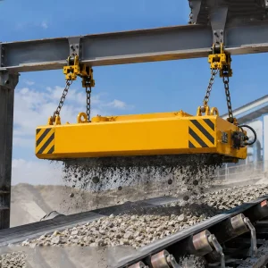 Electromagnetic Iron Separator for Cement Quarry and Mineral Processing Plants Custom Size OEM Production