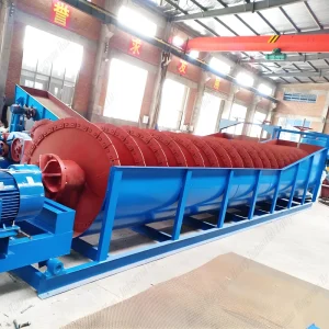 Energy Efficient High Capacity Spiral Screw Sand and Gravel Washing Machine with Gear AC Motor ISO CE Certified