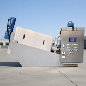 Energy Efficient Stainless Steel Screw Press Sludge Thickener with Self Cleaning System